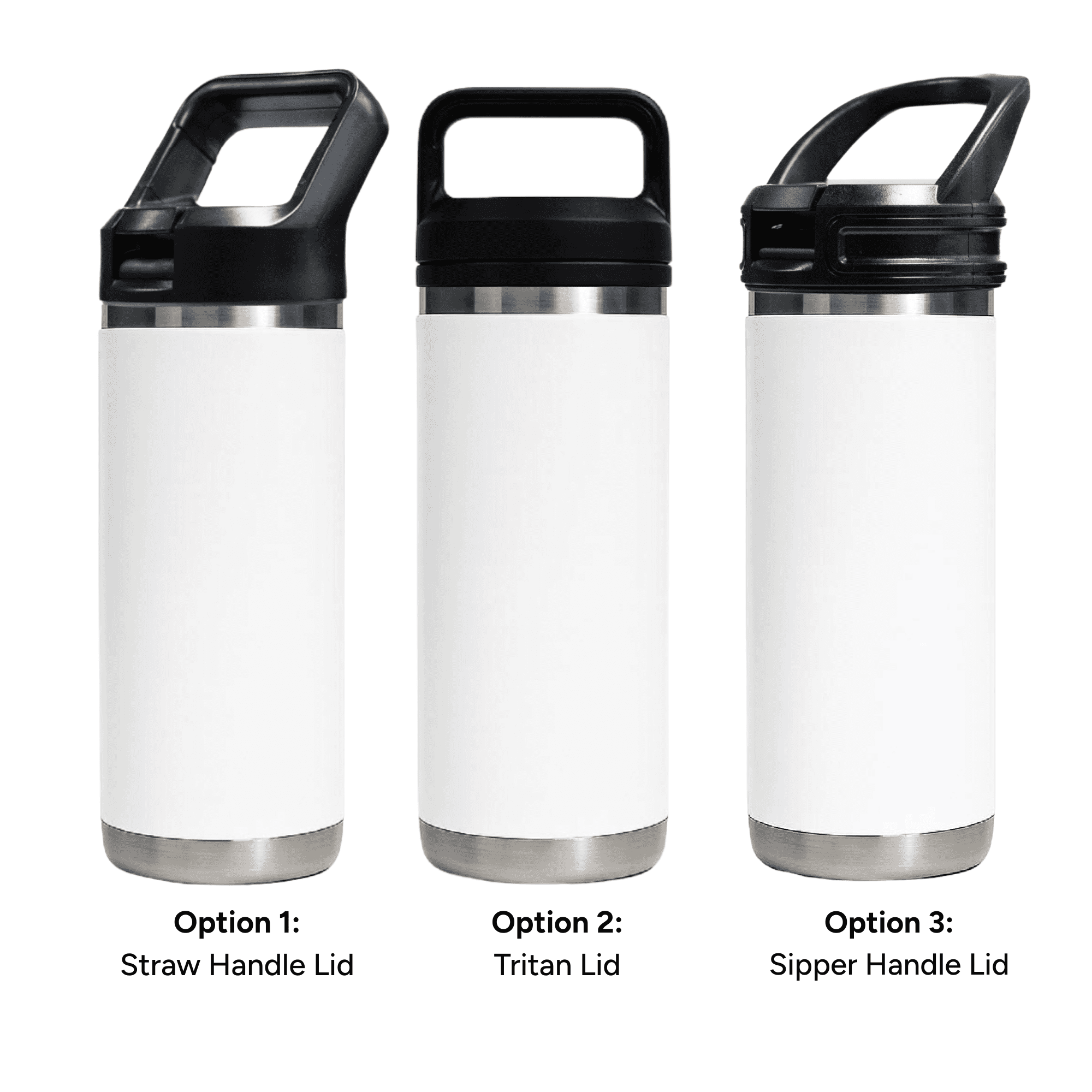 HYDRO - 532ml Vacuum Bottle - 3 Different Lid Options