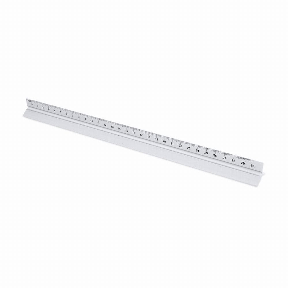 30cm Triangular Aluminium Scale Ruler