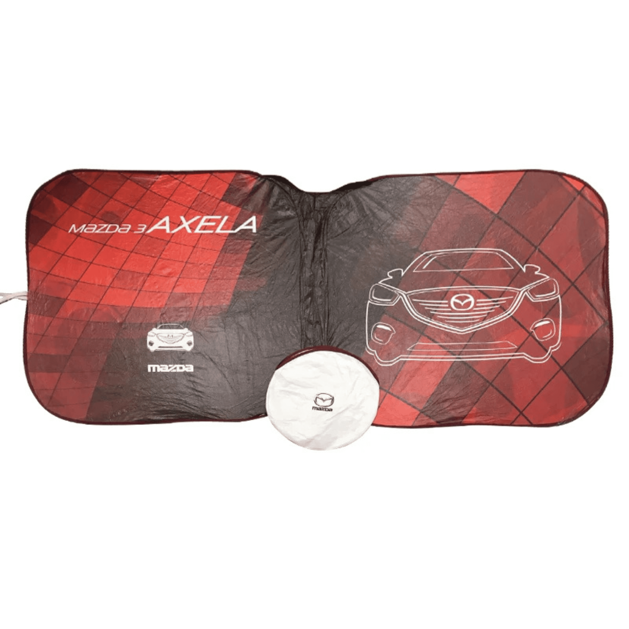 Helios Full Colour Foldable Car Sun Visor