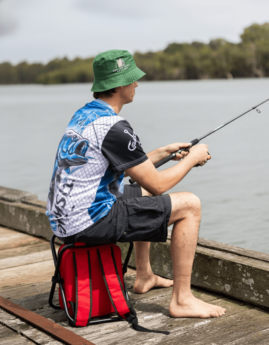 Men's Polyester Sublimated Fishing Tee