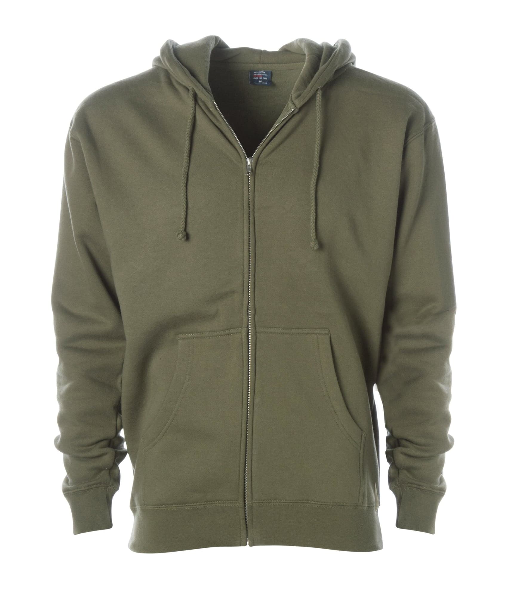 Mens Heavyweight Zip Hood