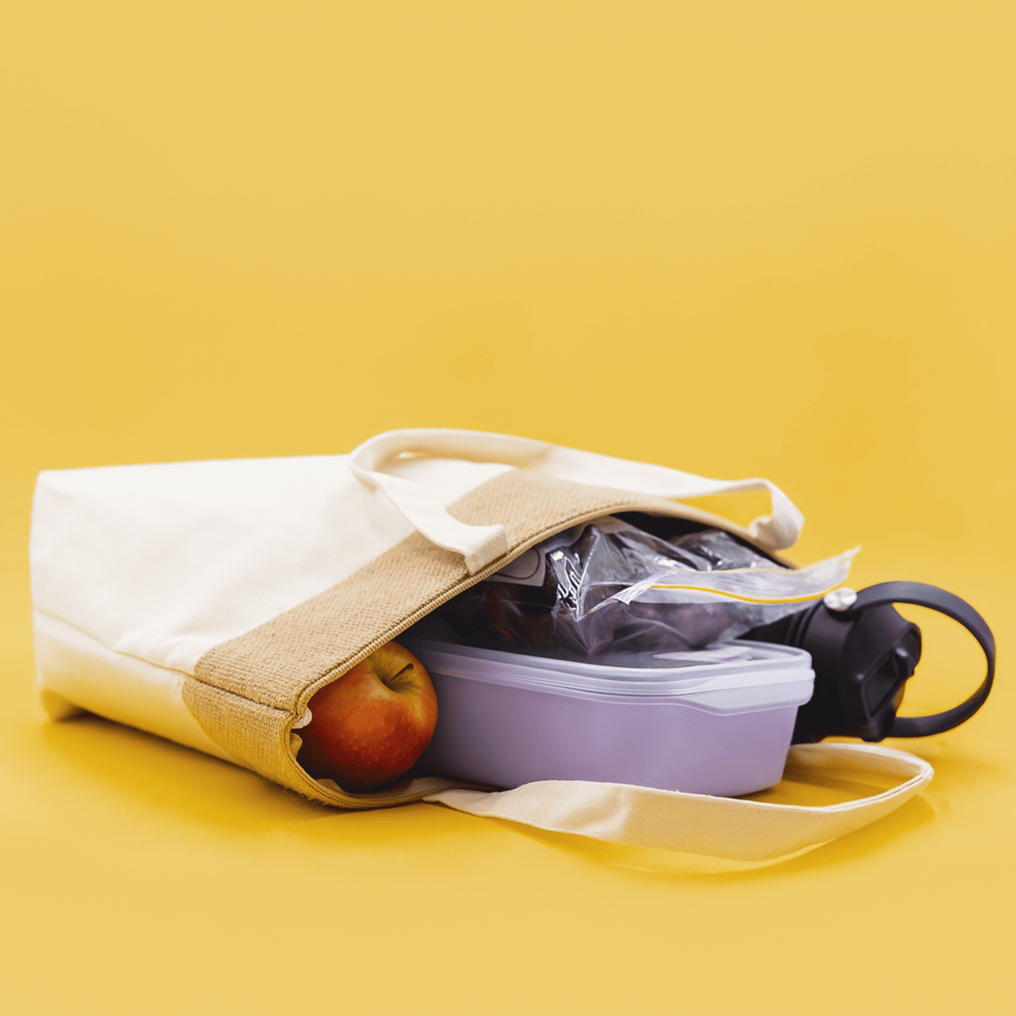 The Brooke Jute and Cotton Cooler Bag