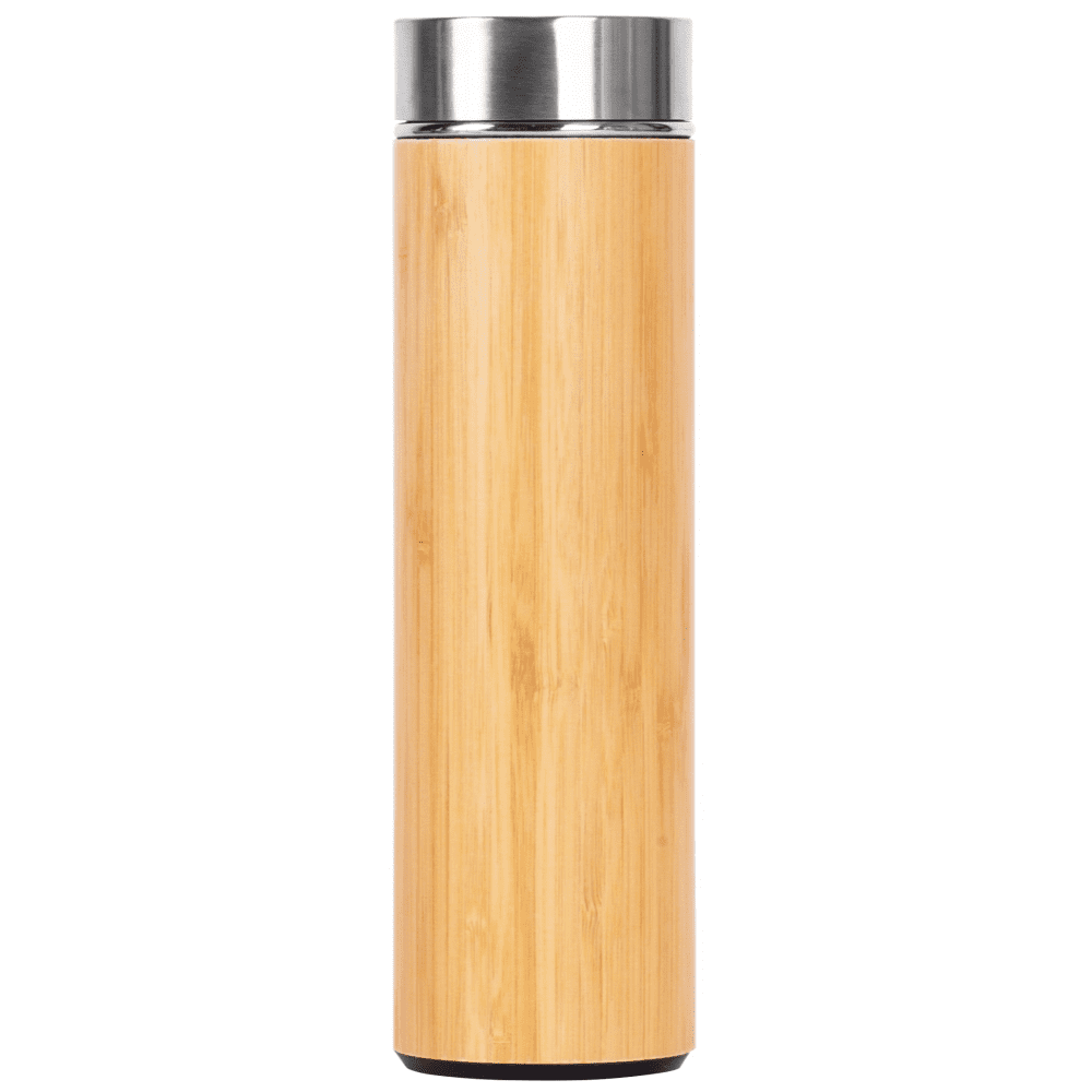 Otto double wall bamboo bottle