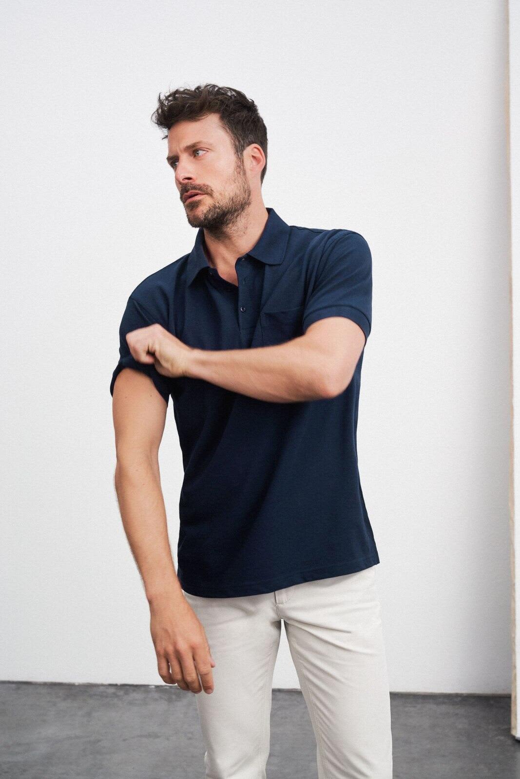Polo Pique Pocket