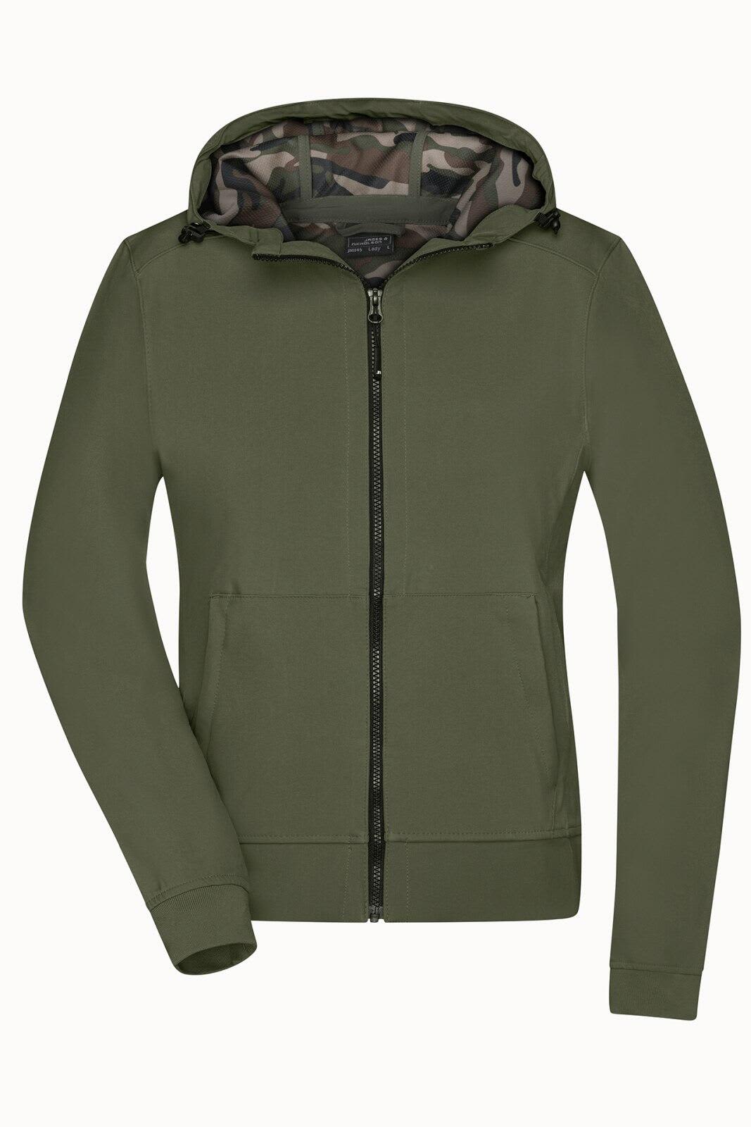 Ladies Hooded Softshell Jacket