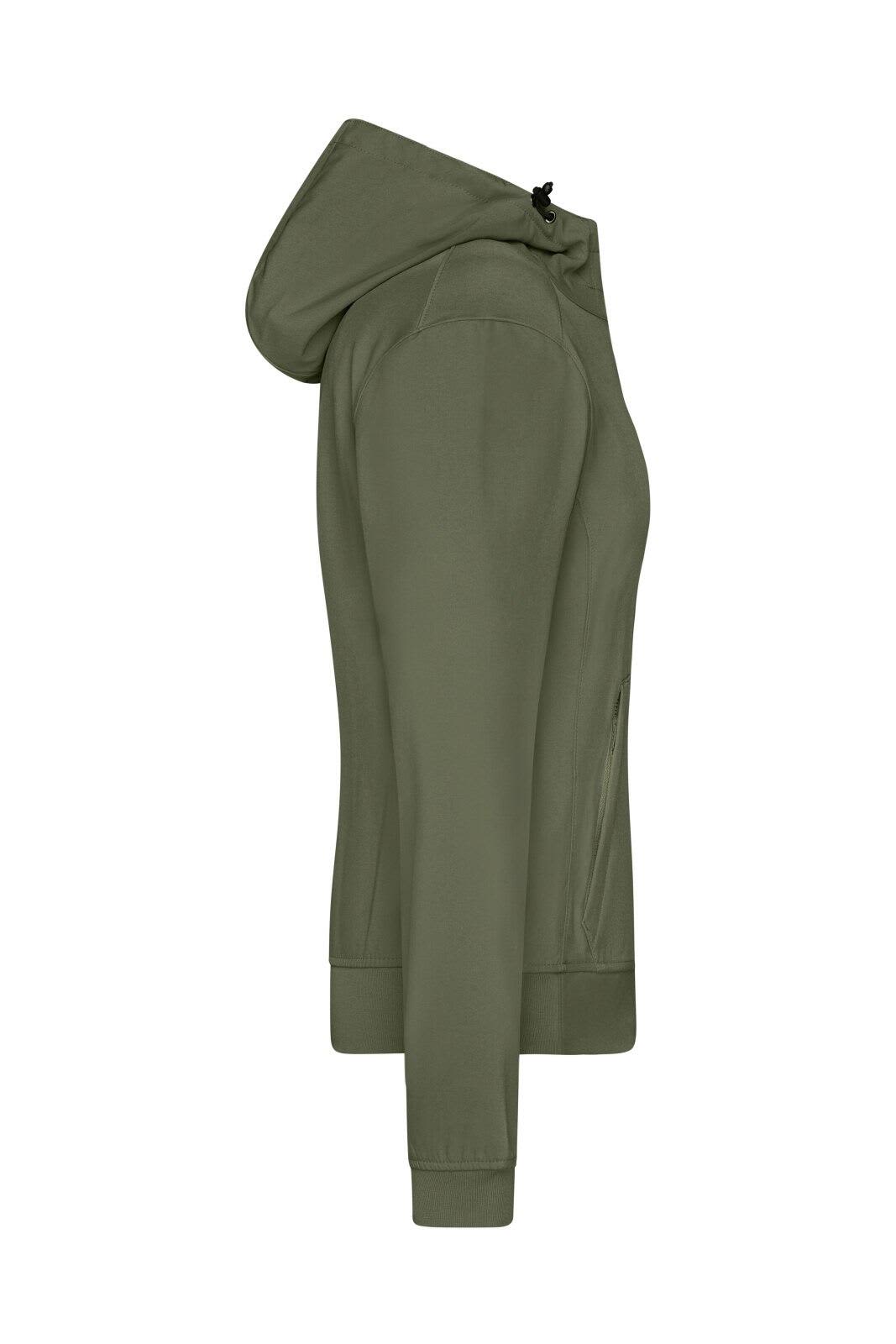 Ladies Hooded Softshell Jacket