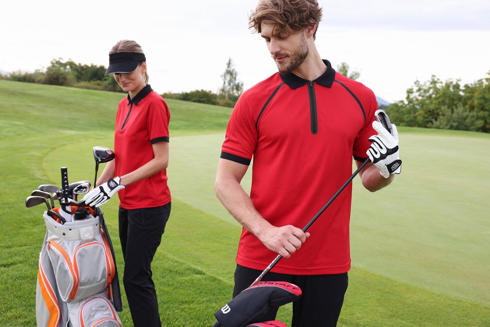 Ladies Zip-Polo