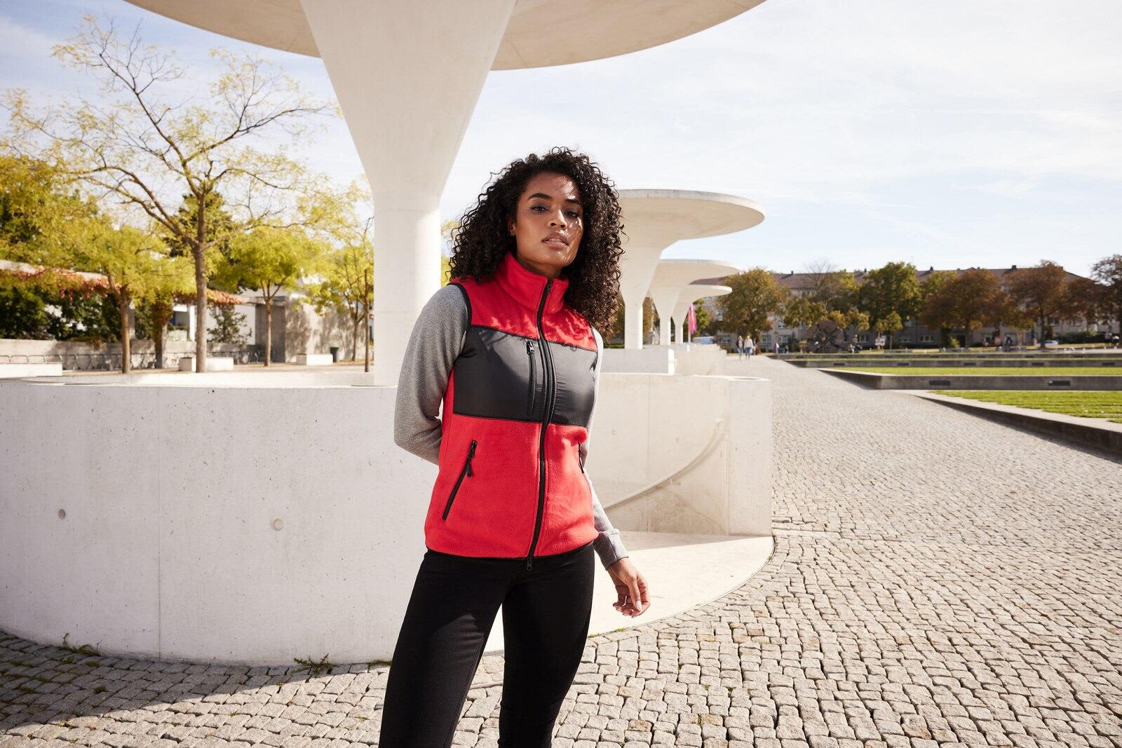 Ladies Fleece Vest