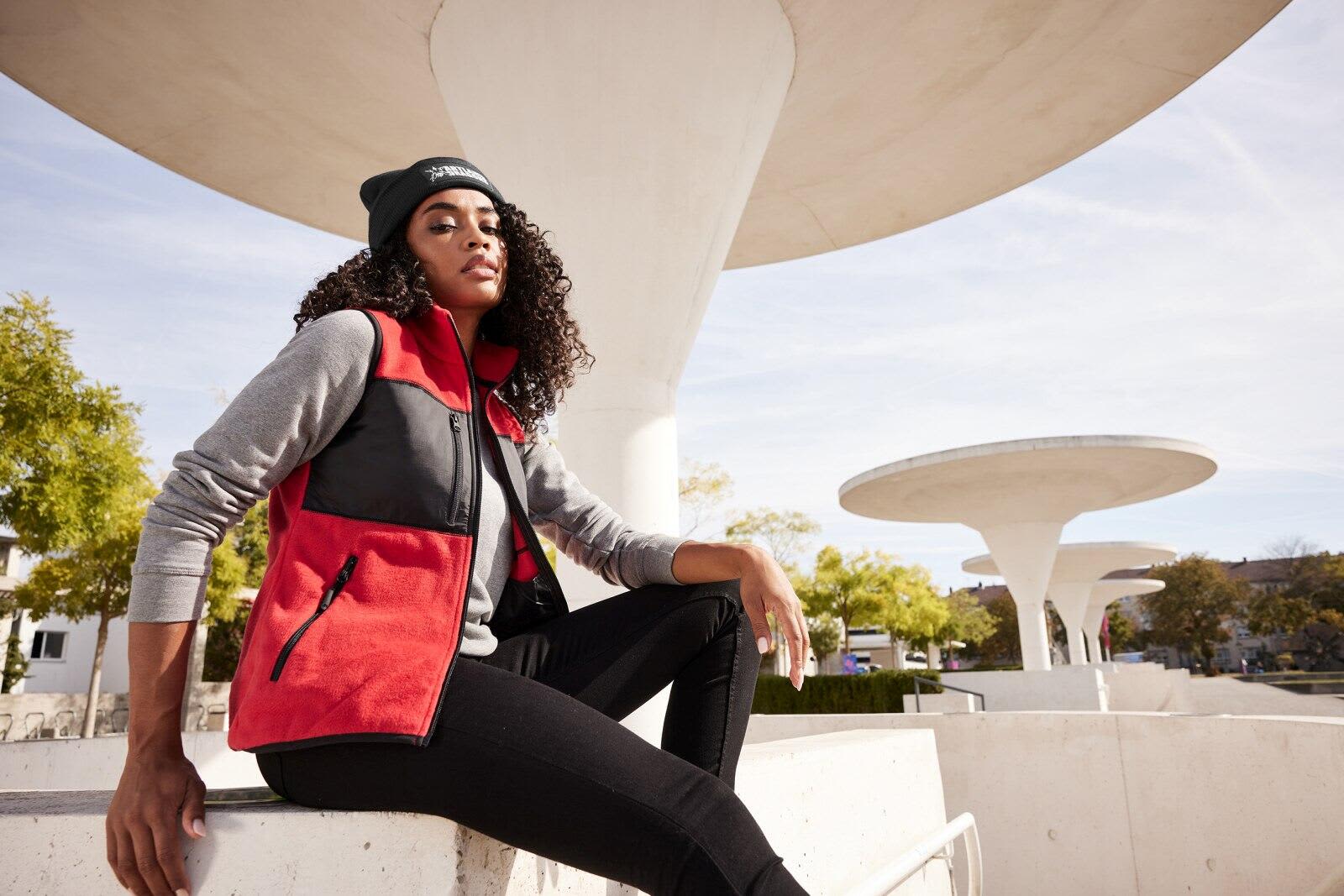 Ladies Fleece Vest