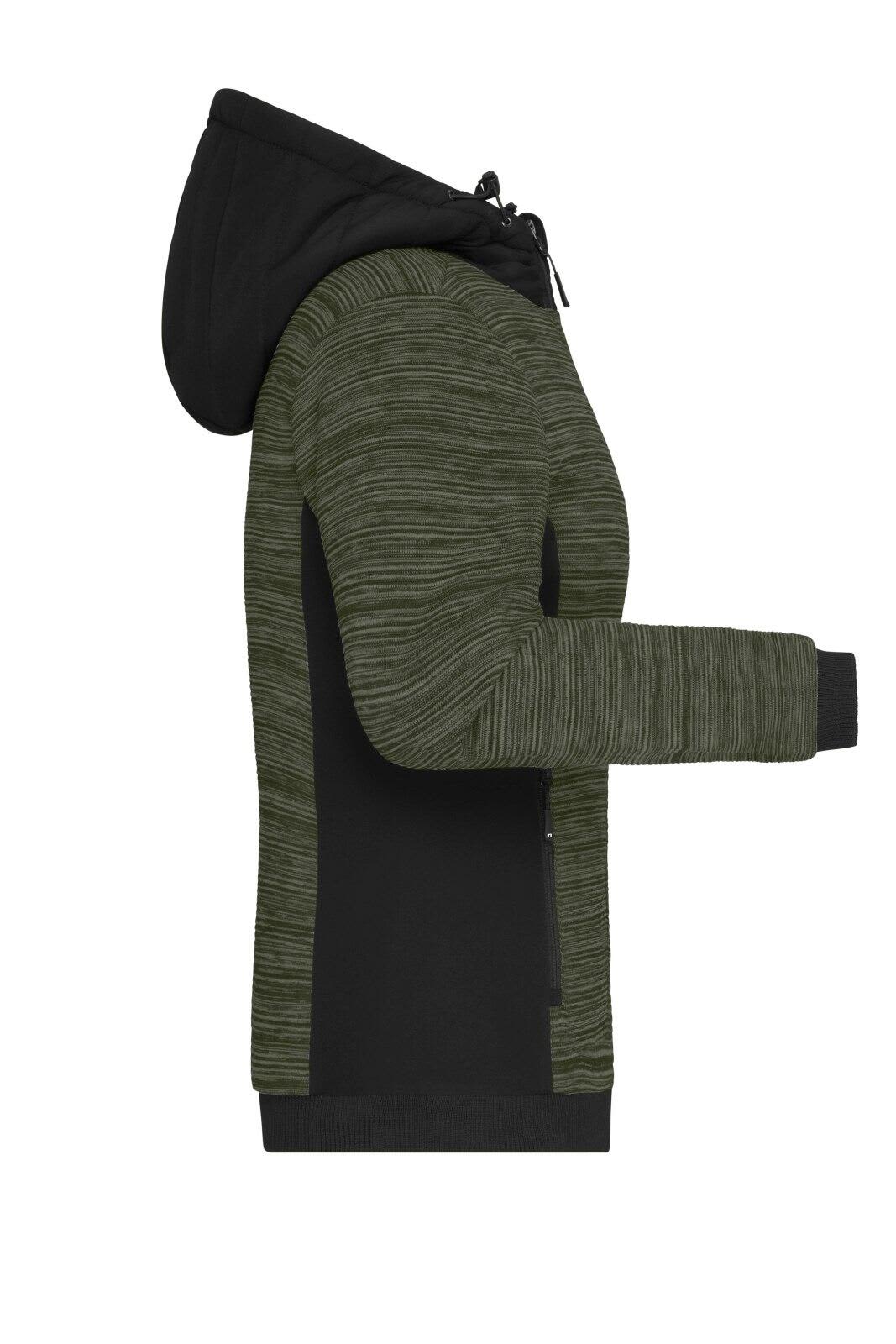 Ladies Padded Hybrid Jacket
