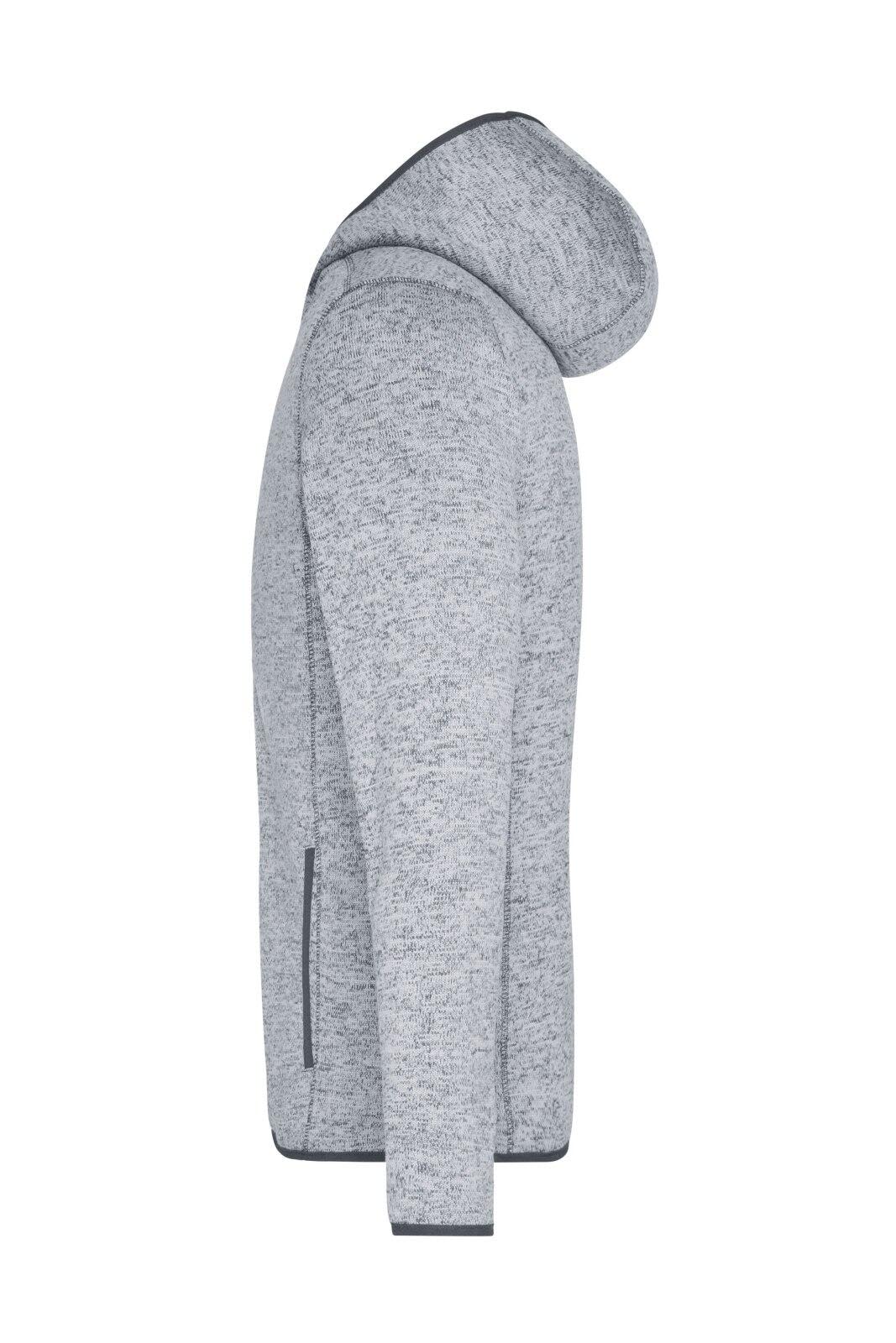 Mens Knitted Fleece Hoodie