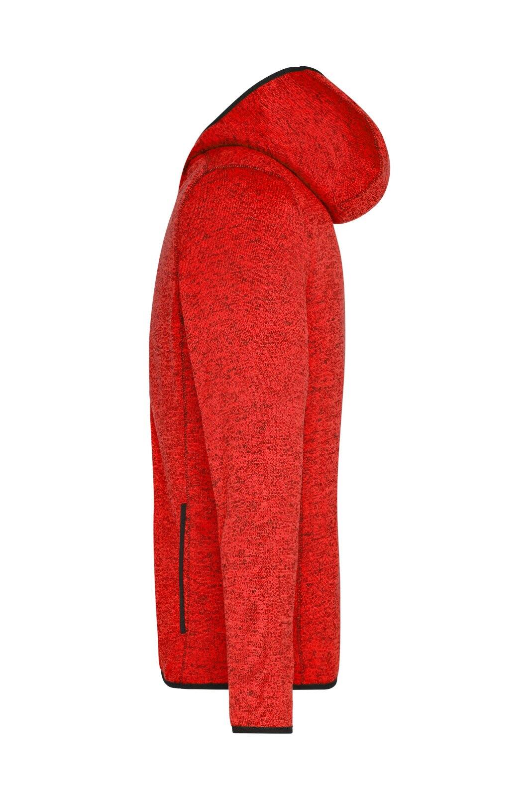 Mens Knitted Fleece Hoodie