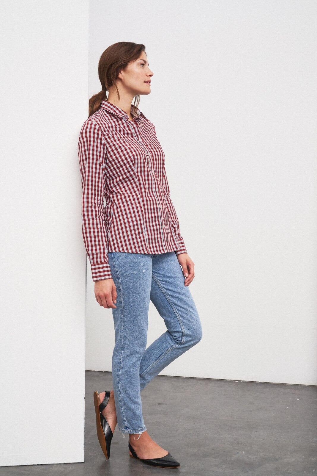 Ladies Checked Blouse