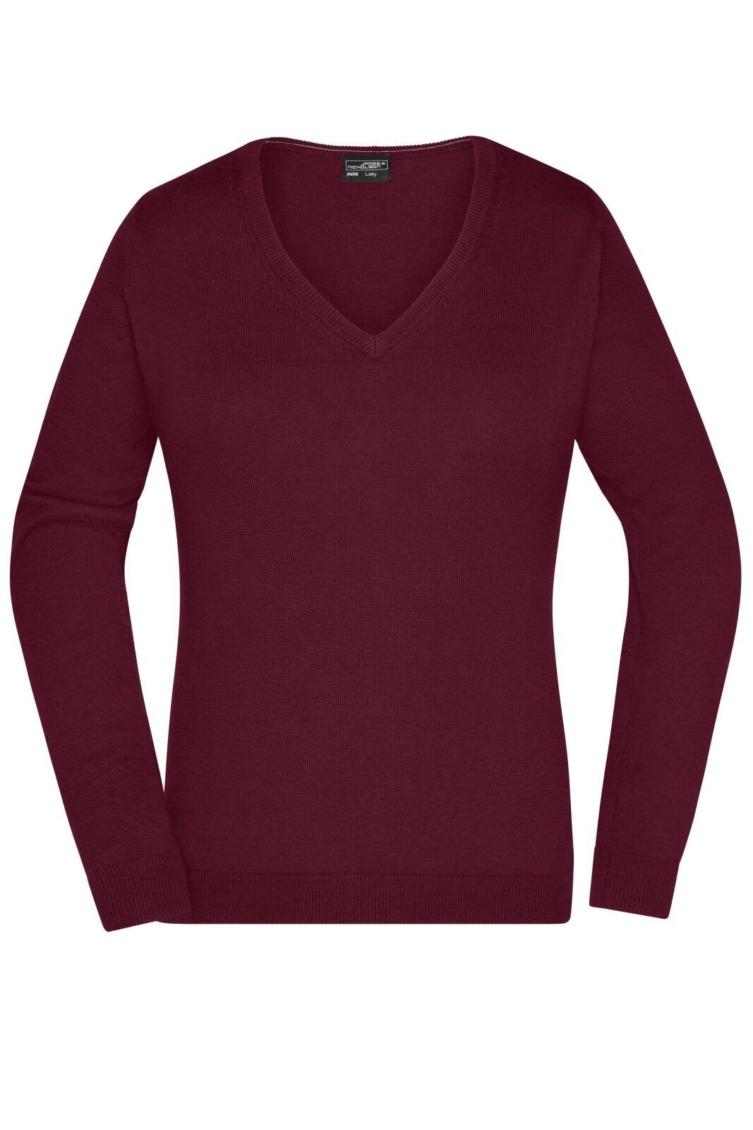 Ladies V-Neck Pullover