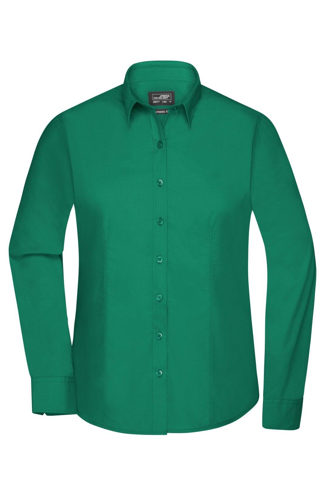 Ladies Shirt L-S Poplin