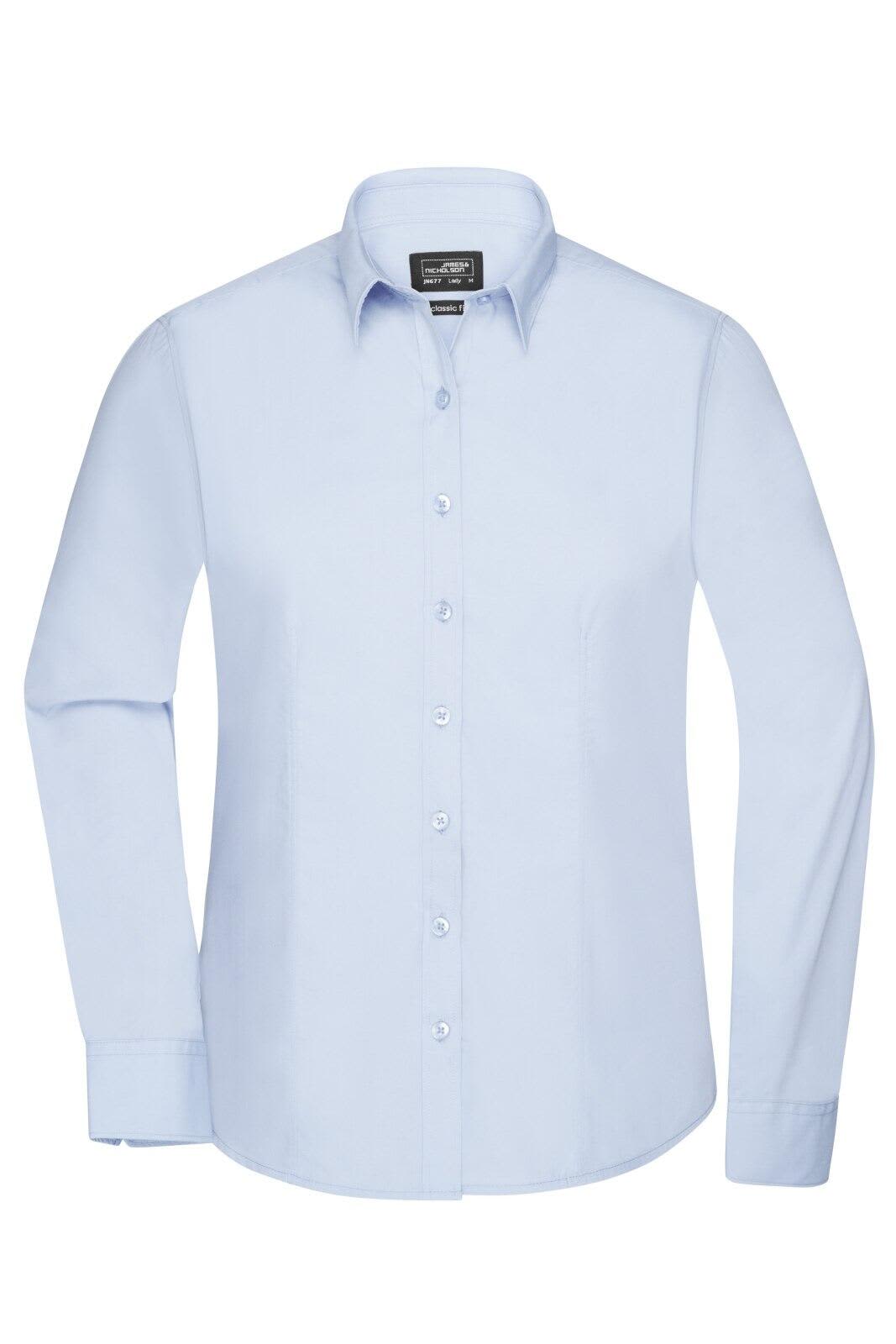 Ladies Shirt L-S Poplin