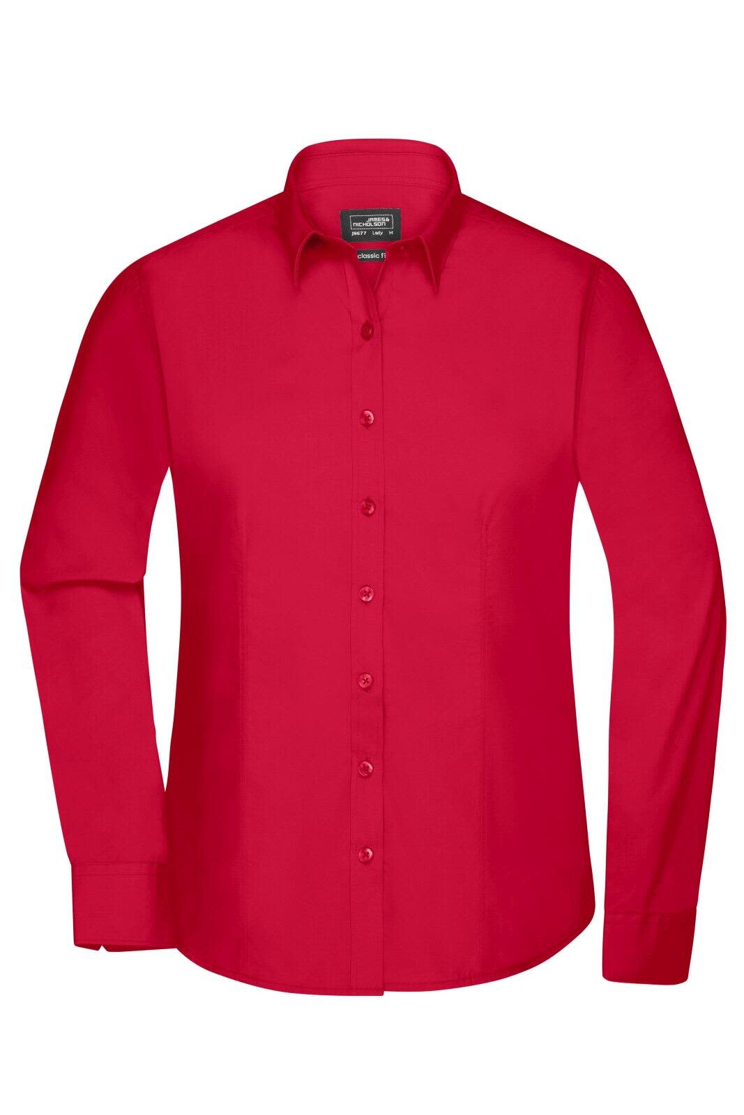 Ladies Shirt L-S Poplin