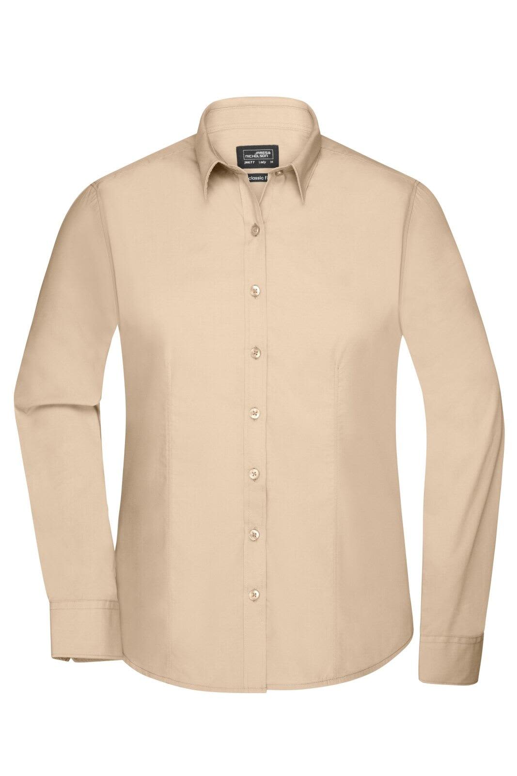 Ladies Shirt L-S Poplin