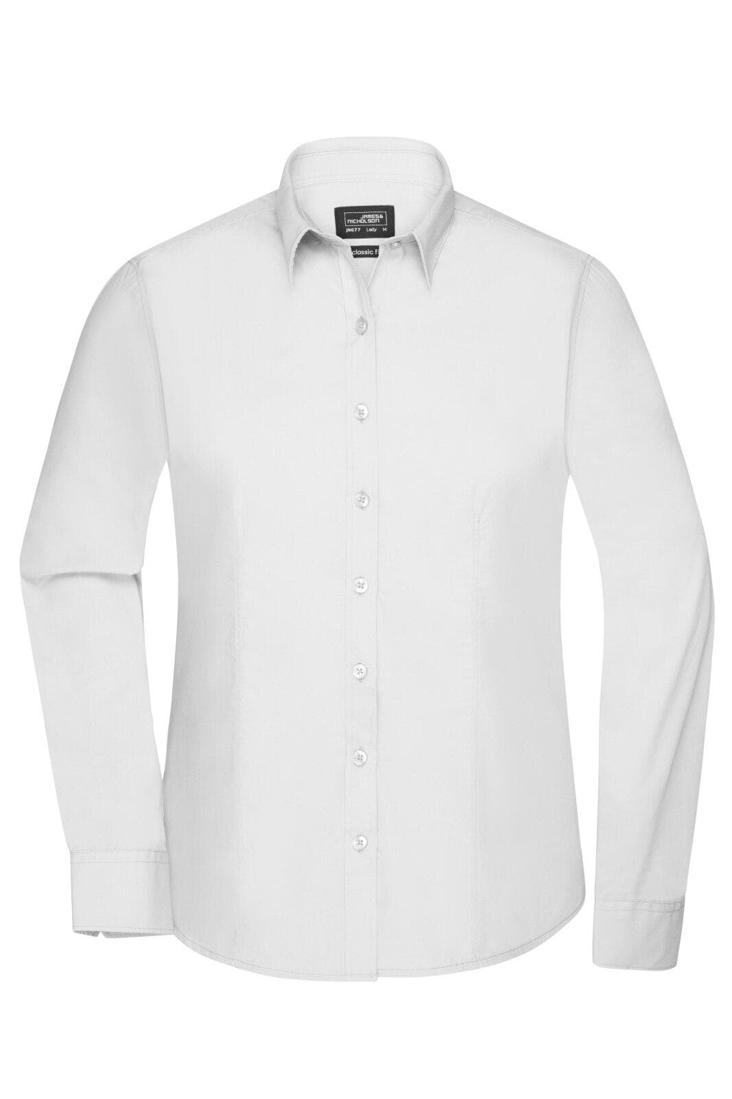 Ladies Shirt L-S Poplin