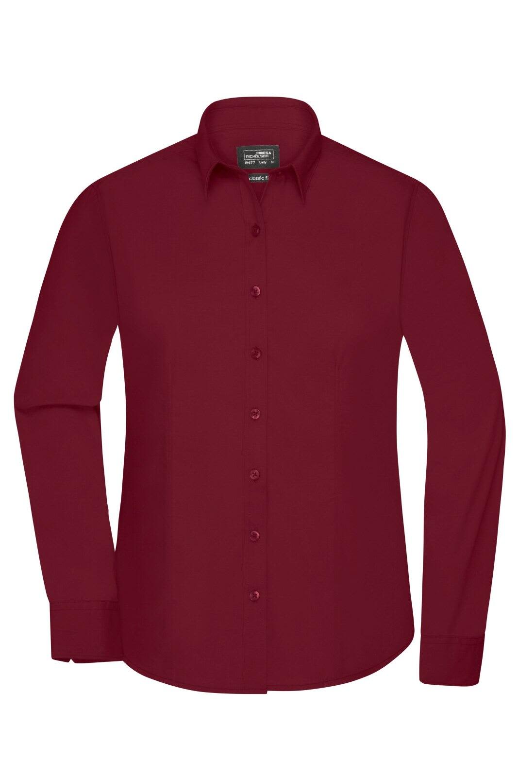 Ladies Shirt L-S Poplin