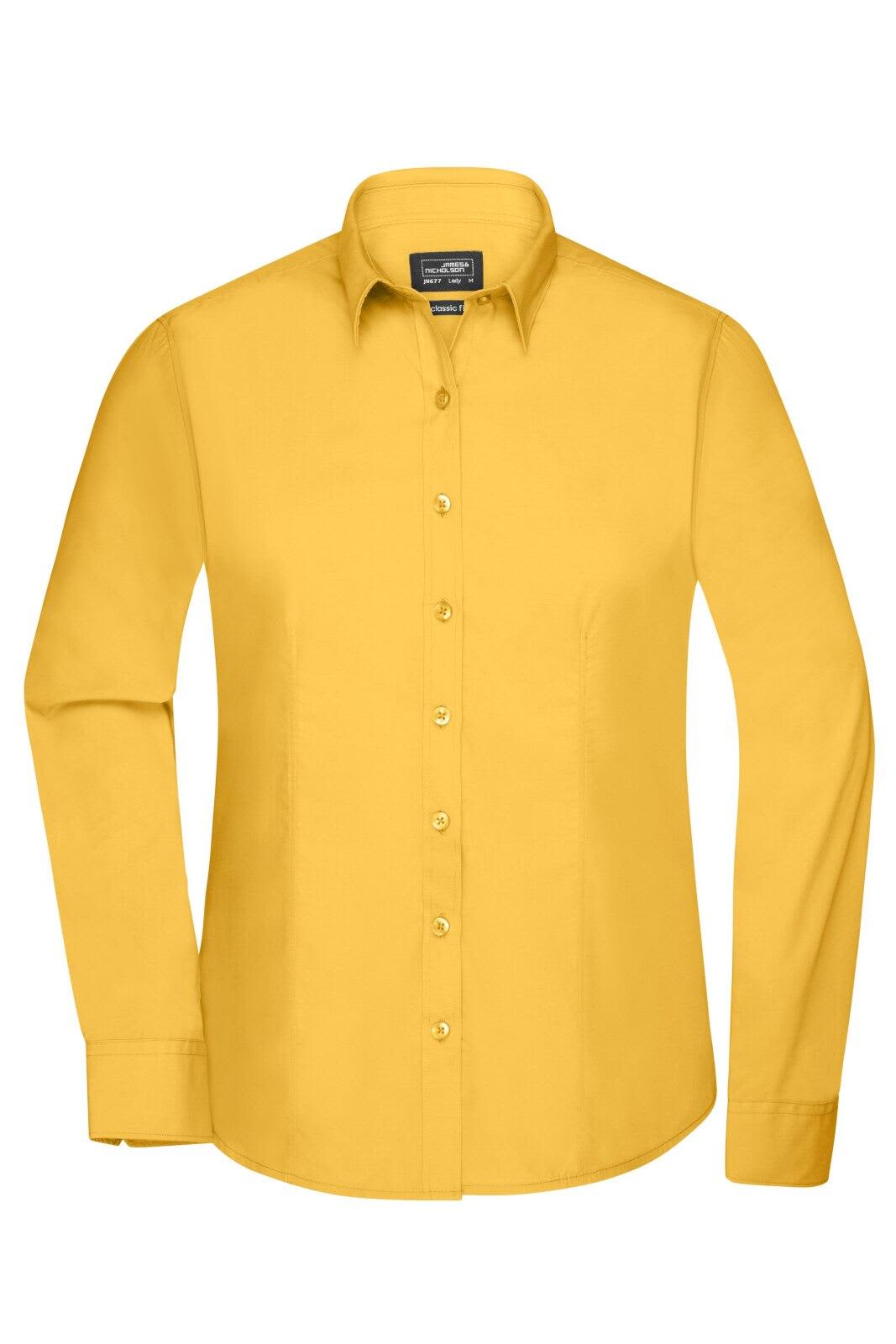 Ladies Shirt L-S Poplin