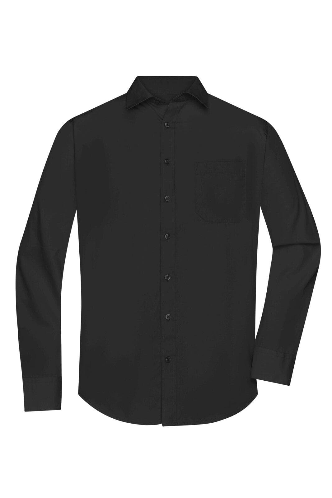 Mens Shirt L-S Poplin
