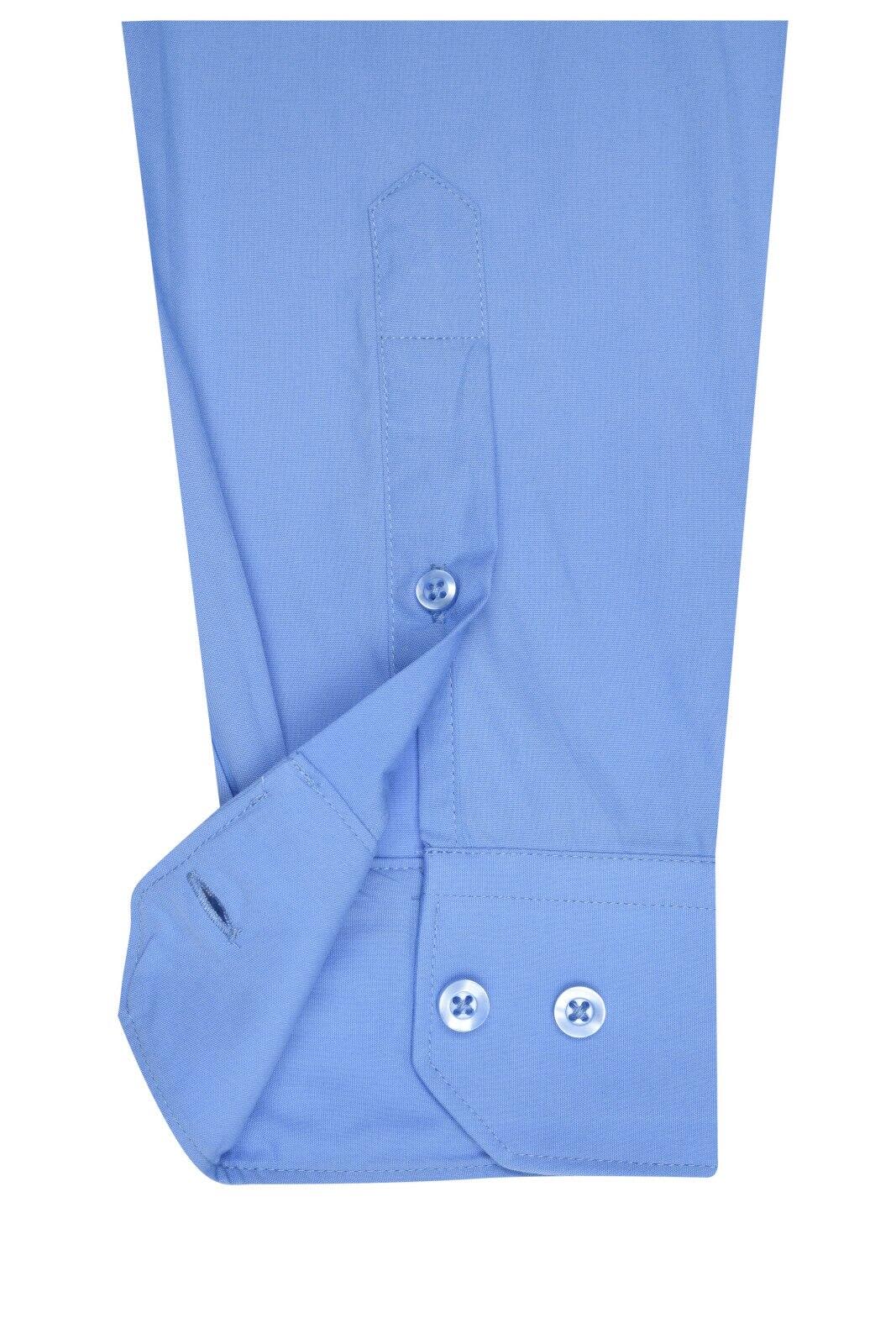 Mens Shirt L-S Poplin
