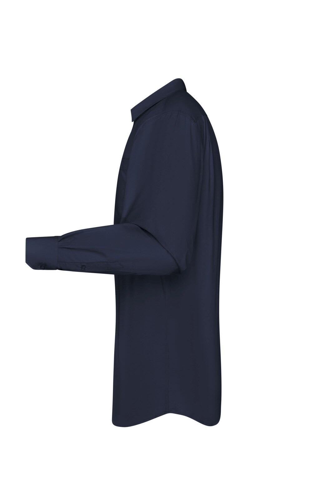 Mens Shirt L-S Poplin