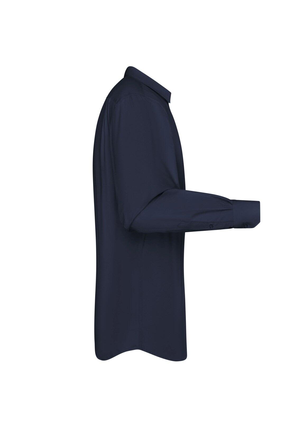 Mens Shirt L-S Poplin