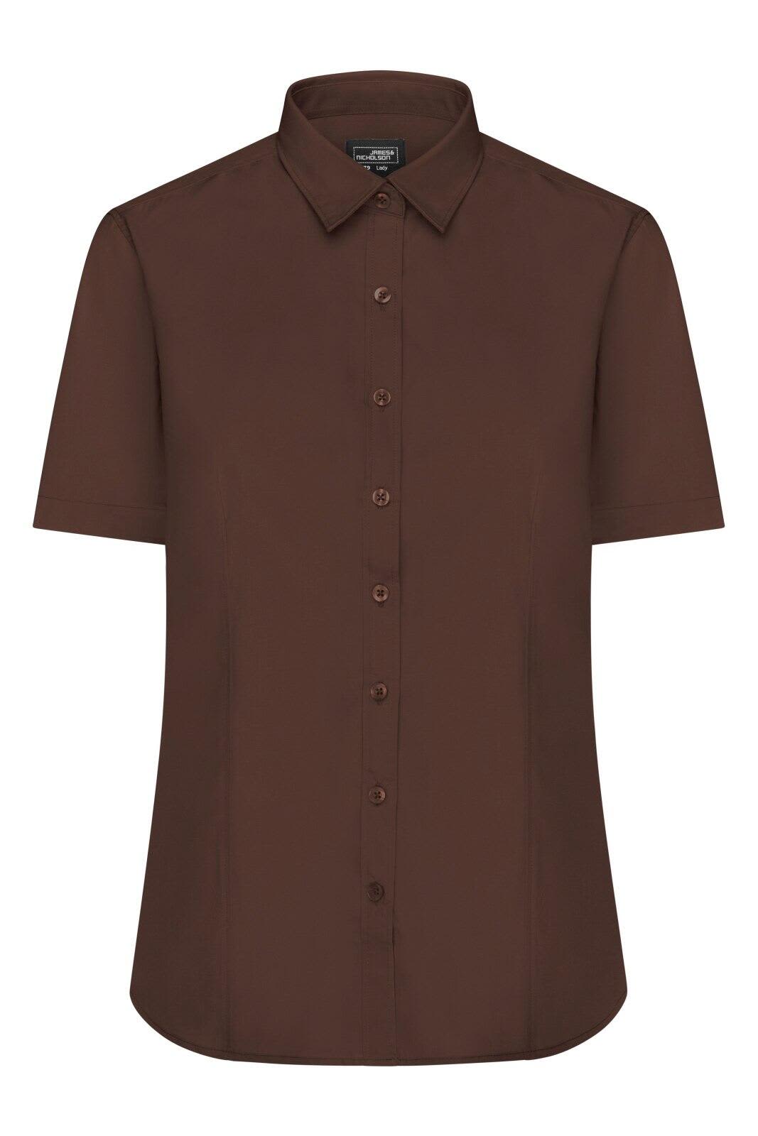 Ladies Shirt S-S Poplin