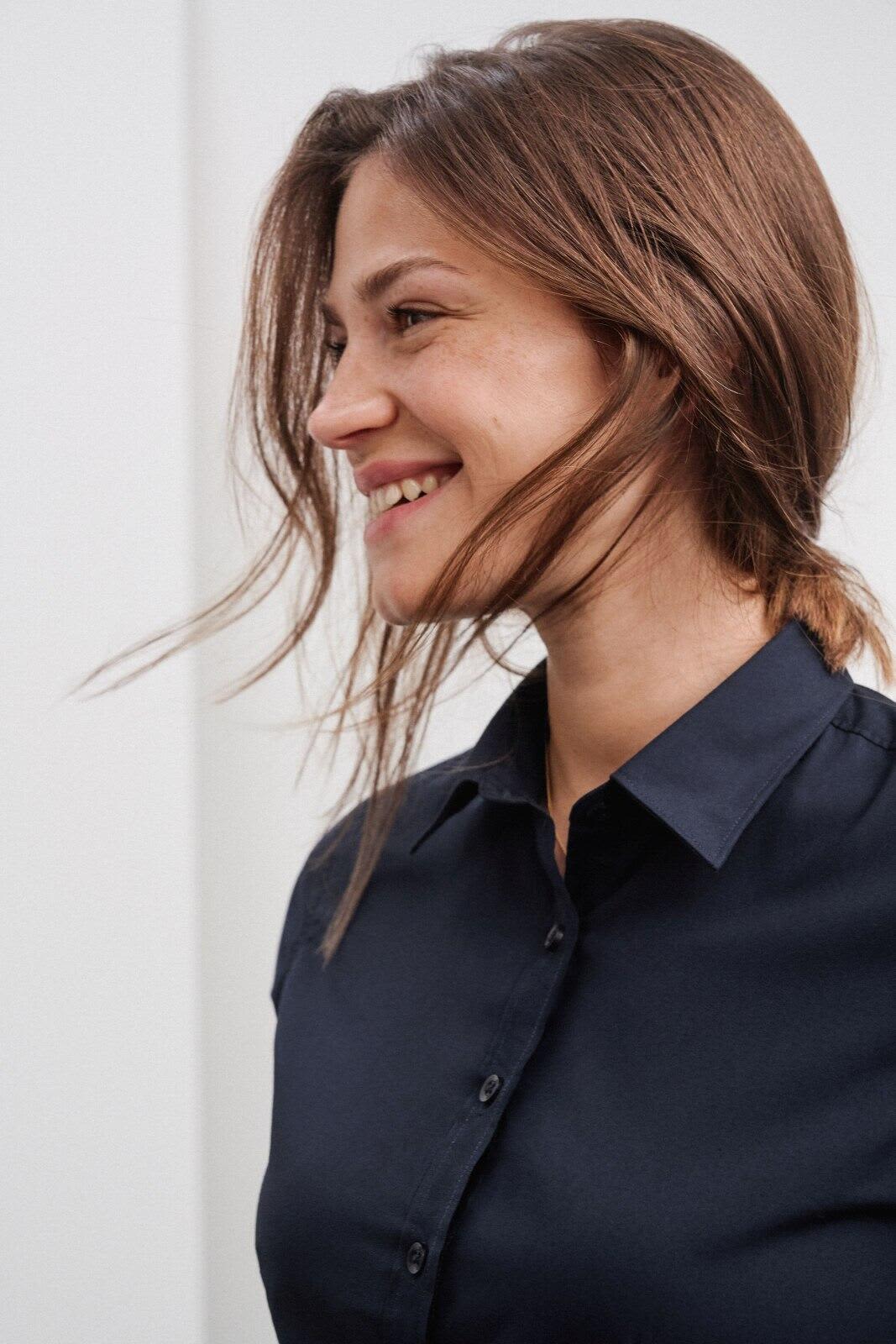Ladies Shirt S-S Poplin