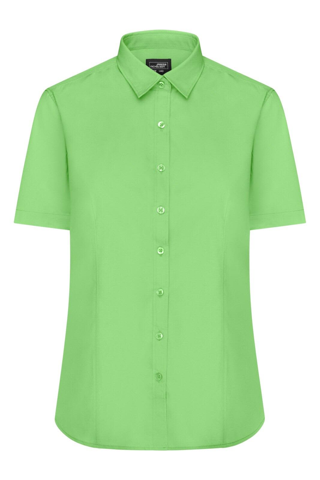 Ladies Shirt S-S Poplin