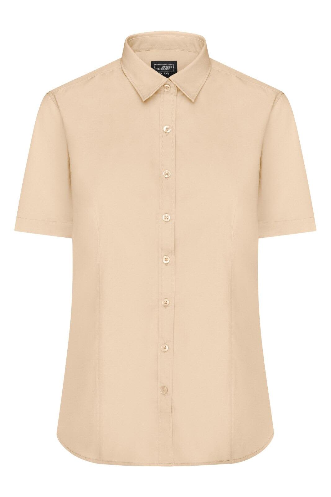 Ladies Shirt S-S Poplin