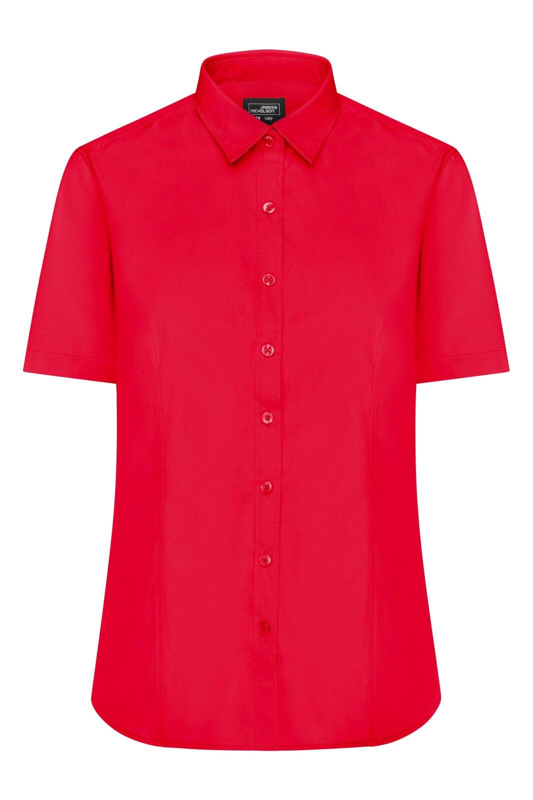 Ladies Shirt S-S Poplin
