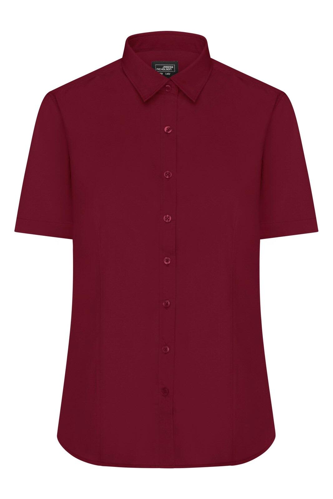 Ladies Shirt S-S Poplin