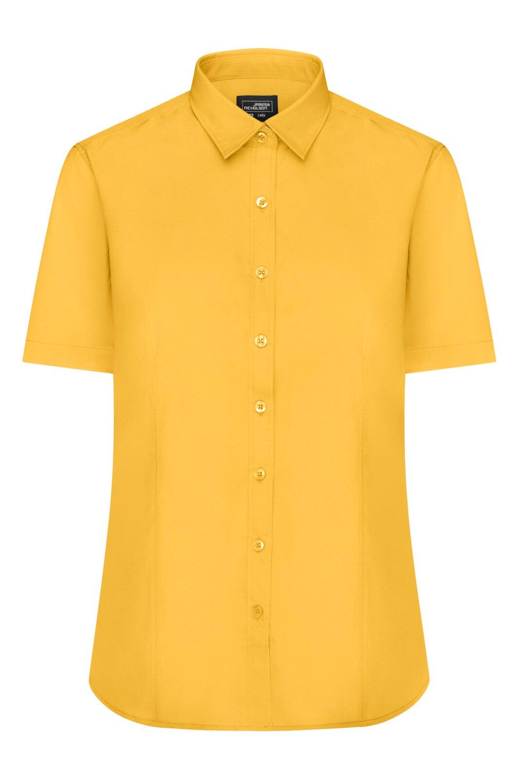 Ladies Shirt S-S Poplin