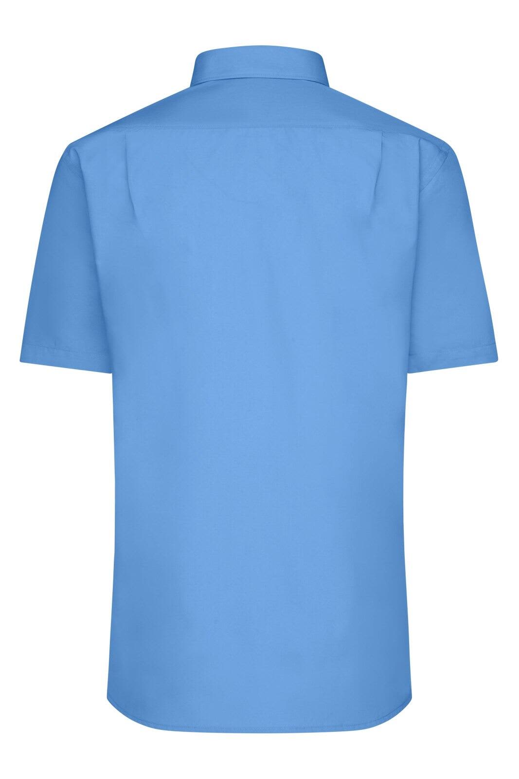 Mens Shirt S-S Poplin
