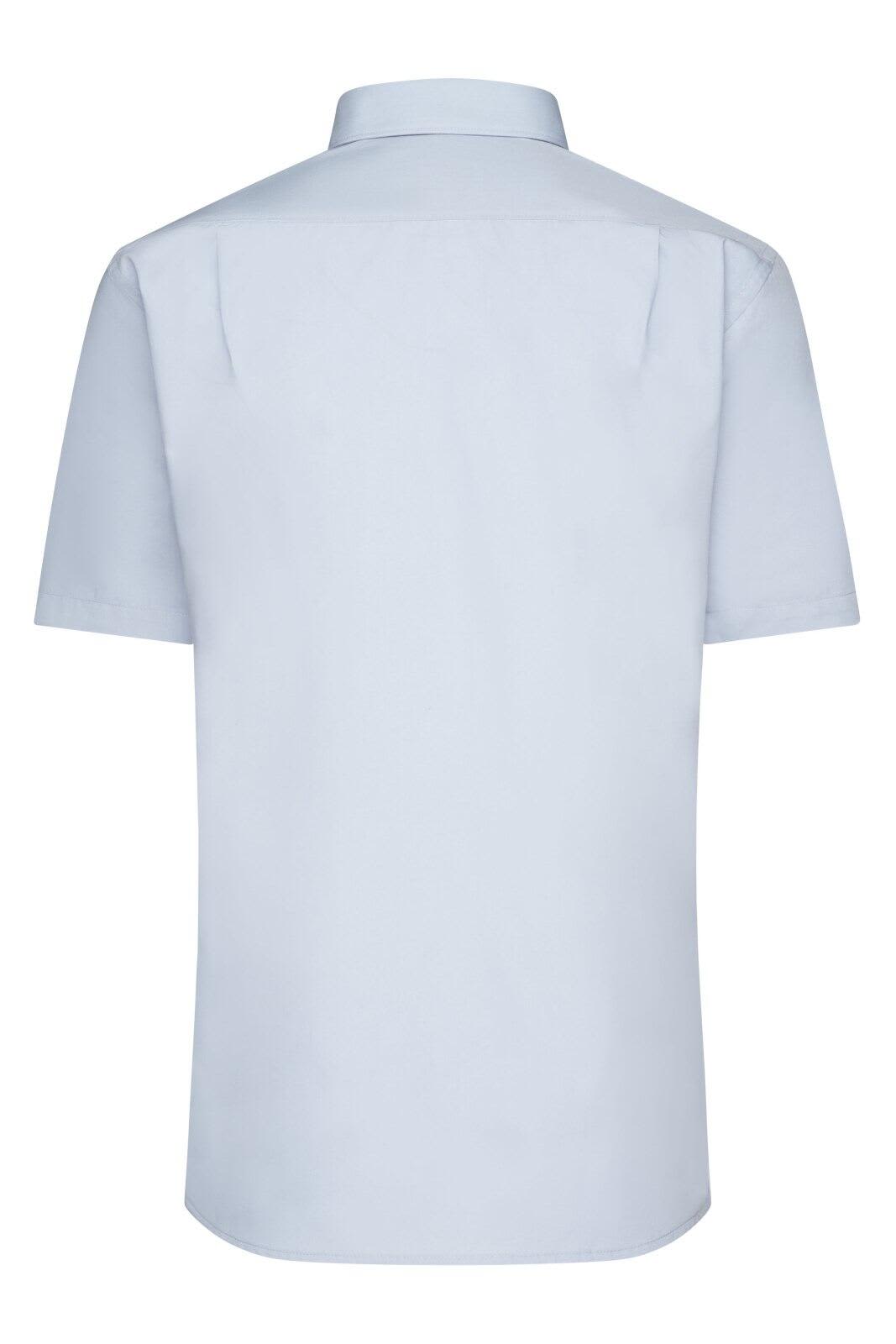 Mens Shirt S-S Poplin
