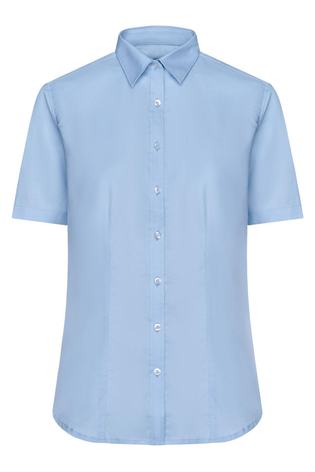 Ladies Shirt S-S Micro-Twill