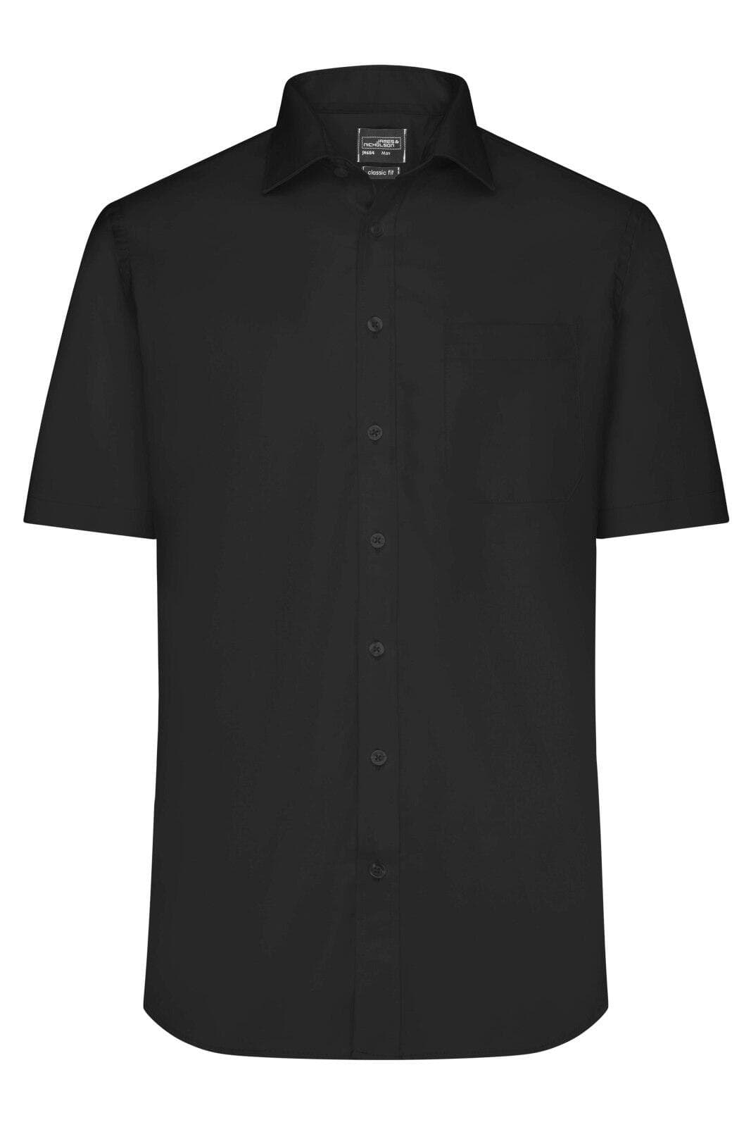 Mens Shirt S-S Micro-Twill