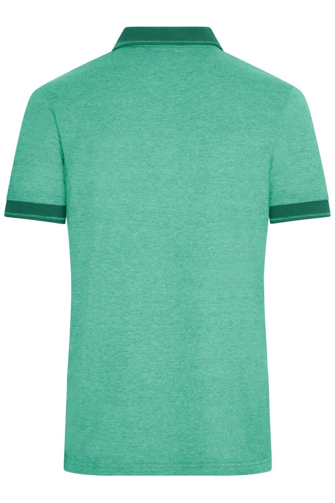 Mens Heather Polo