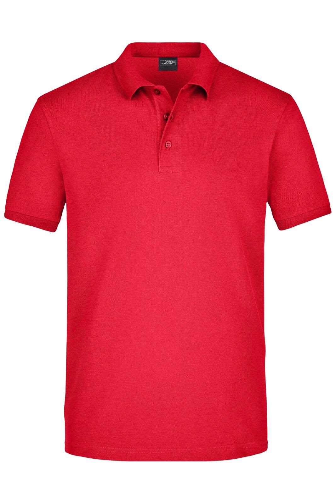 Mens Elastic Polo Pique