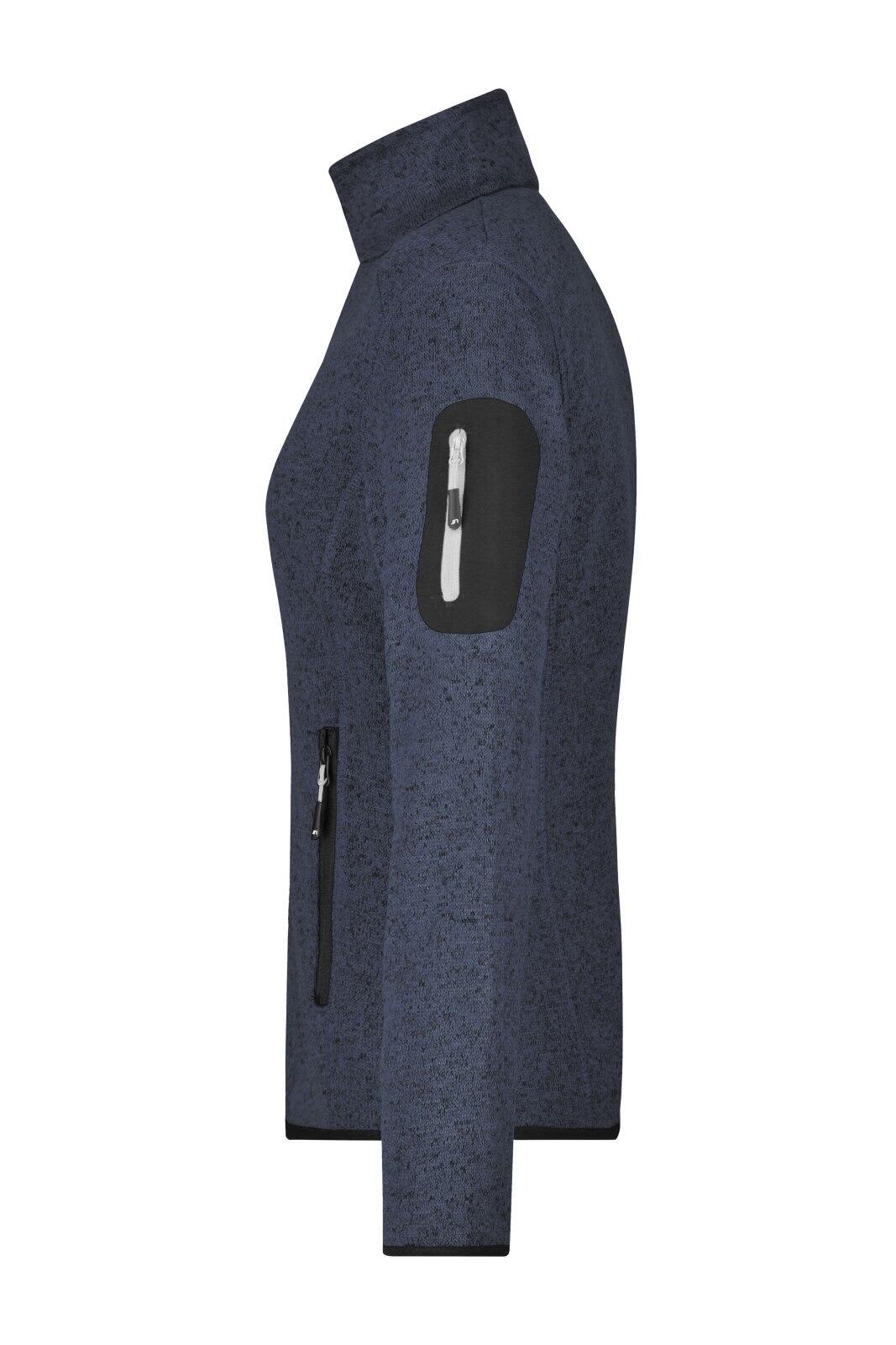 Ladies Knitted Fleece Jacket