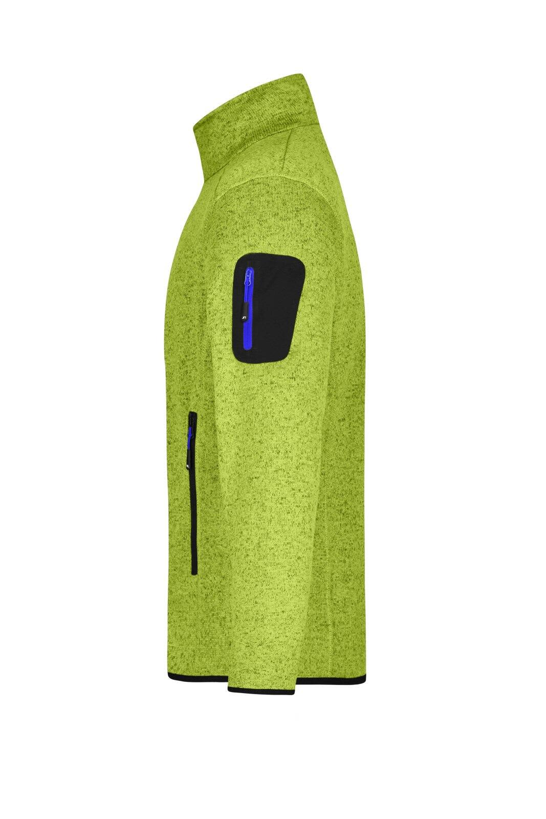 Mens Knitted Fleece Jacket