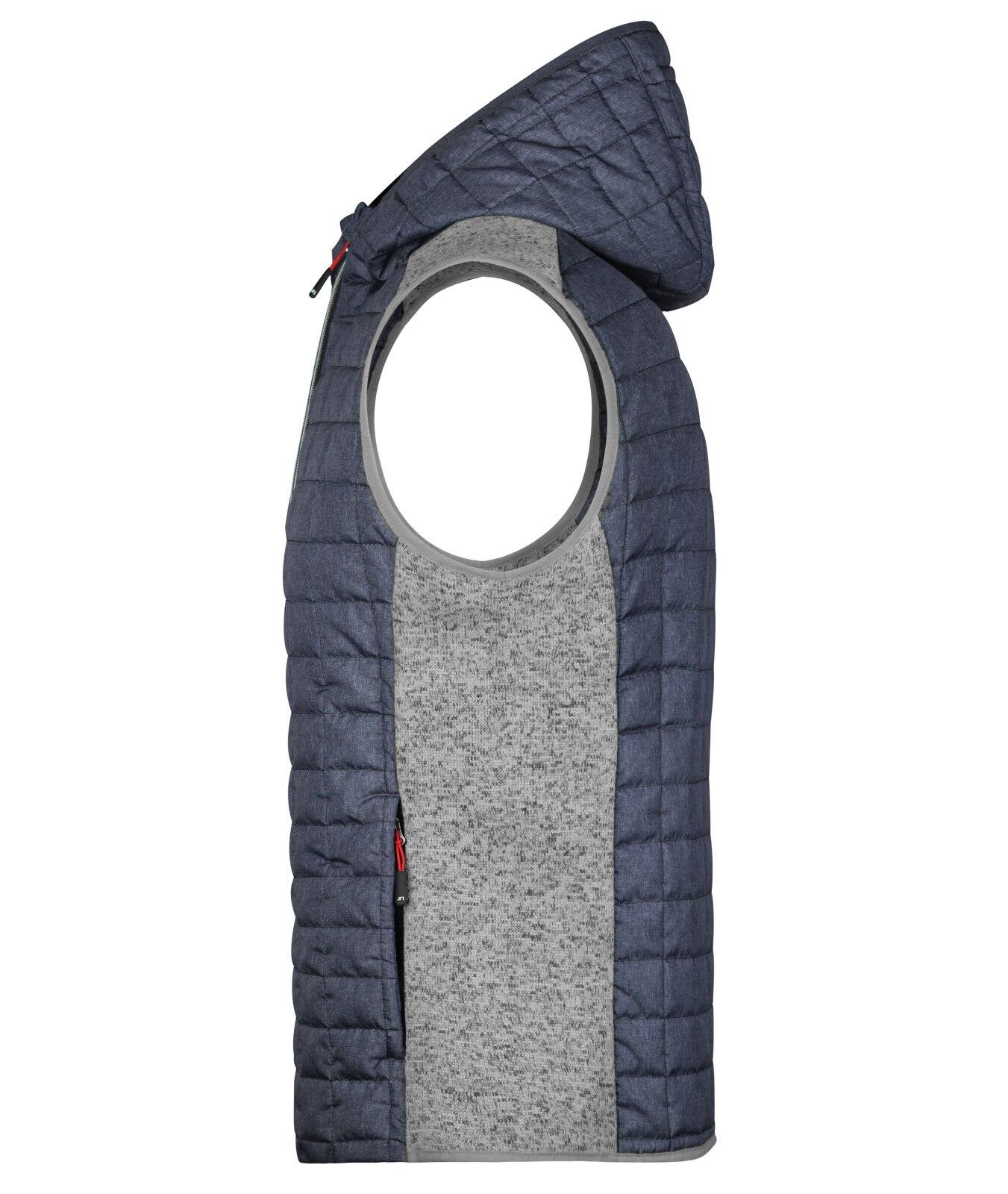Mens Knitted Hybrid Vest