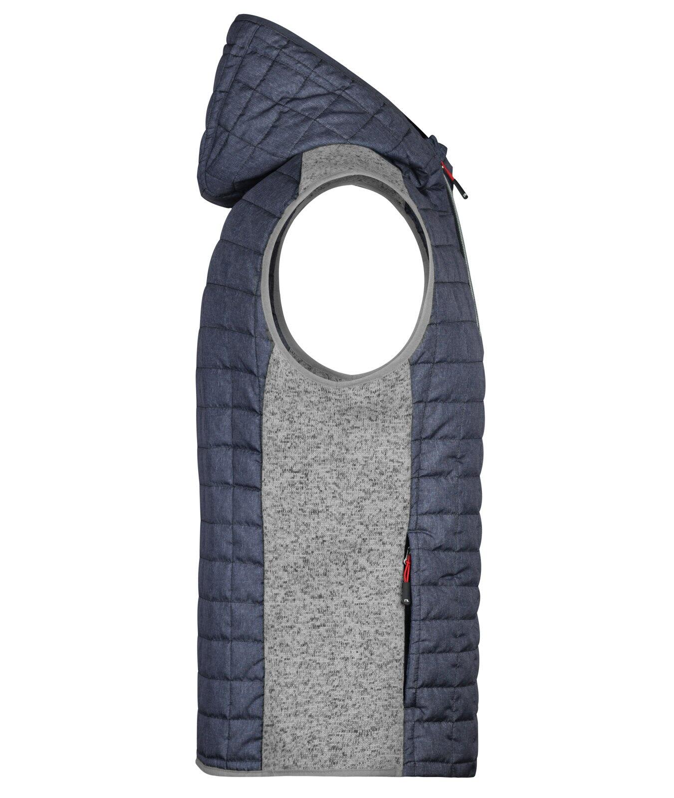 Mens Knitted Hybrid Vest