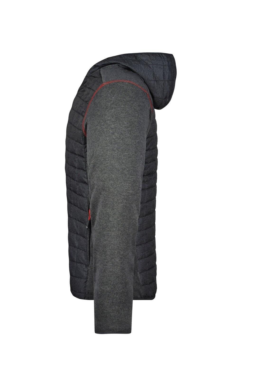 Mens Knitted Hybrid Jacket