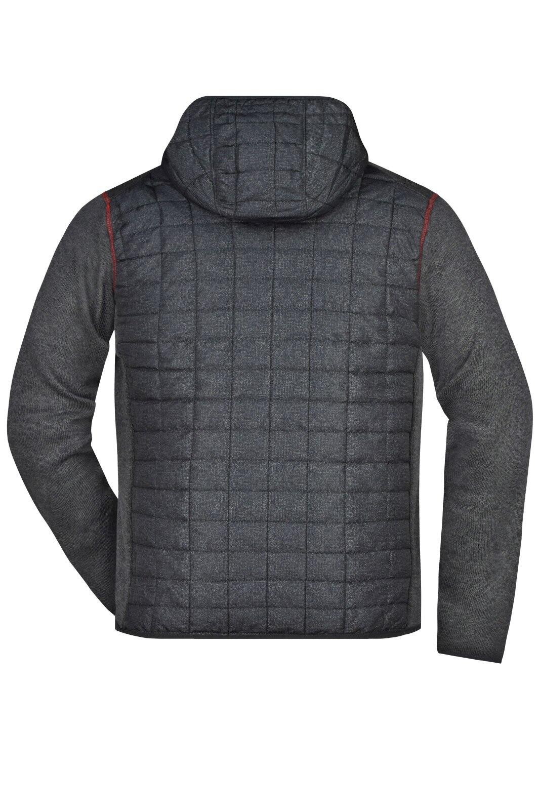 Mens Knitted Hybrid Jacket