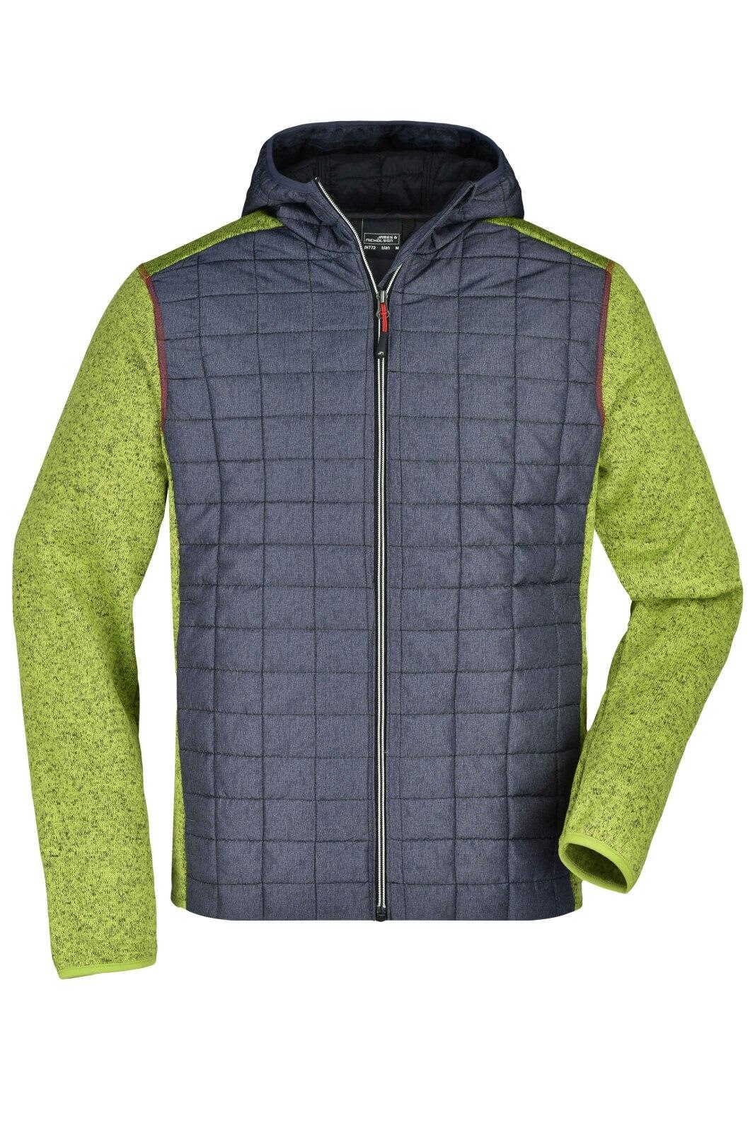 Mens Knitted Hybrid Jacket