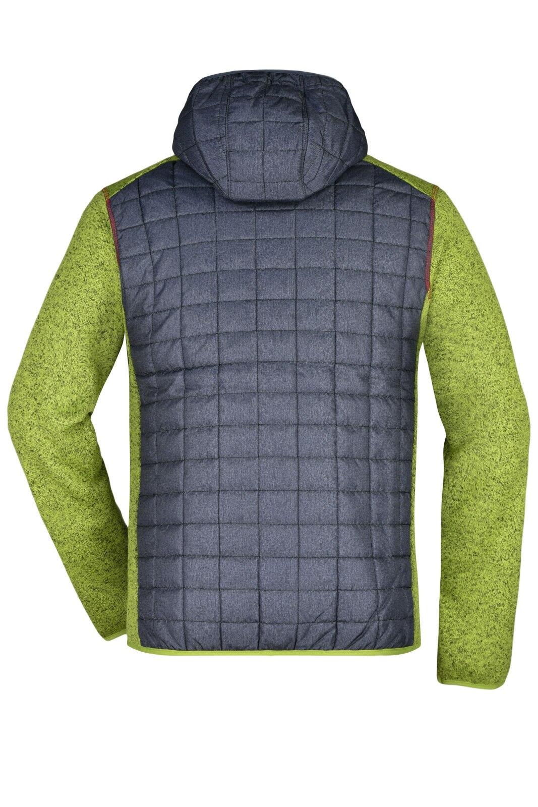 Mens Knitted Hybrid Jacket